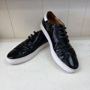 Polo by Ralph Lauren Black Sneakers with White Soles